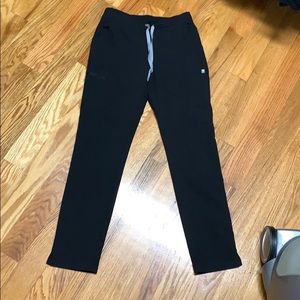 Figs scrubs - yola pants- black xsmall